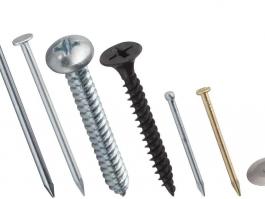 All kinds of nails and screws
